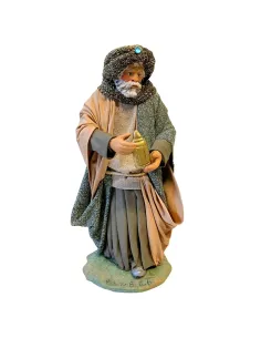 25 cm Terracotta Wise Man Bearing Frankincense