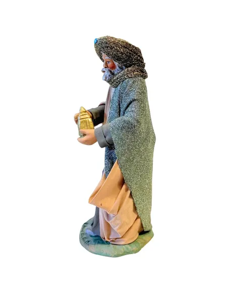 25 cm Terracotta Wise Man Bearing Frankincense