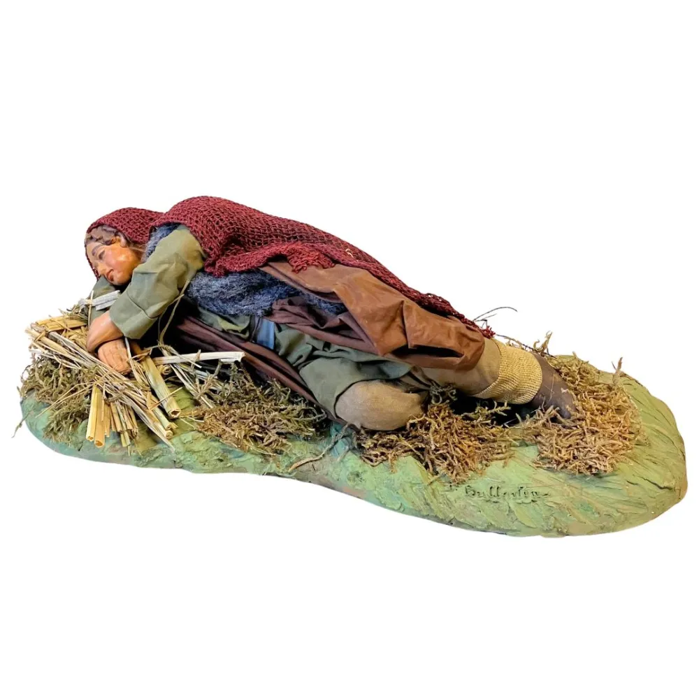 25 cm Terracotta Sleeping Man