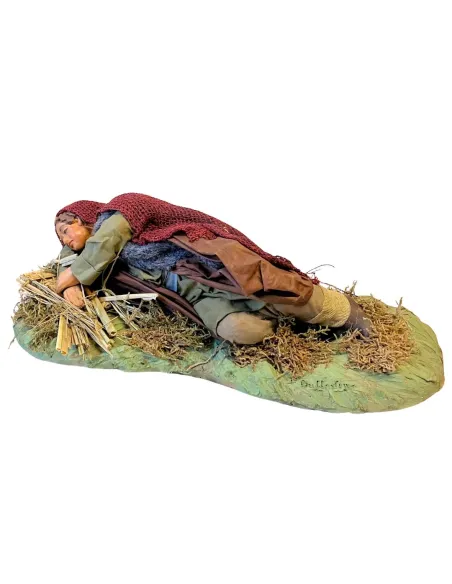 25 cm Terracotta Sleeping Man