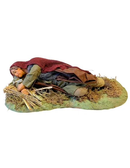 25 cm Terracotta Sleeping Man