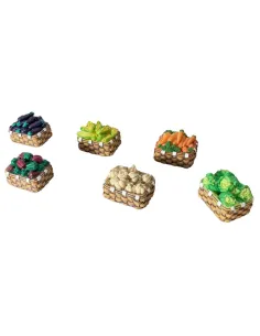 Set 6 ceste verdura e ortaggi per statue da 20-25 cm 2