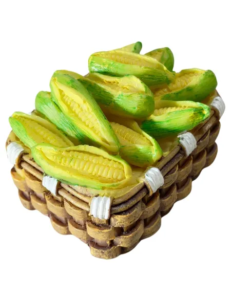 Set of 6 Resin Baskets with Vegetables for 20–25 cm Nativity Figures
