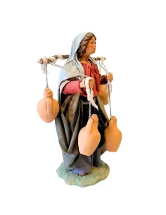 Terracotta Woman Carrying Amphoras 2