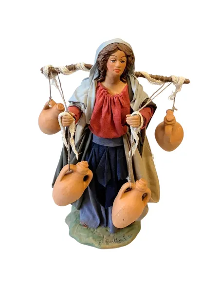 Terracotta Woman Carrying Amphoras