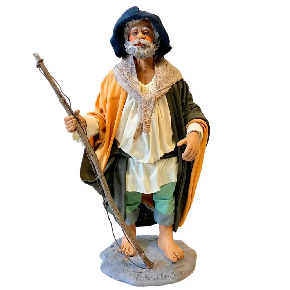 25 cm Terracotta Fisherman