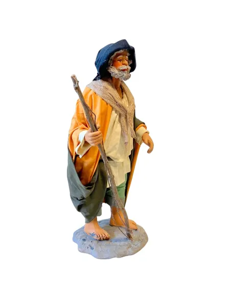 25 cm Terracotta Fisherman