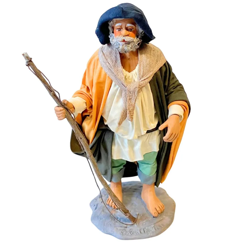 25 cm Terracotta Fisherman