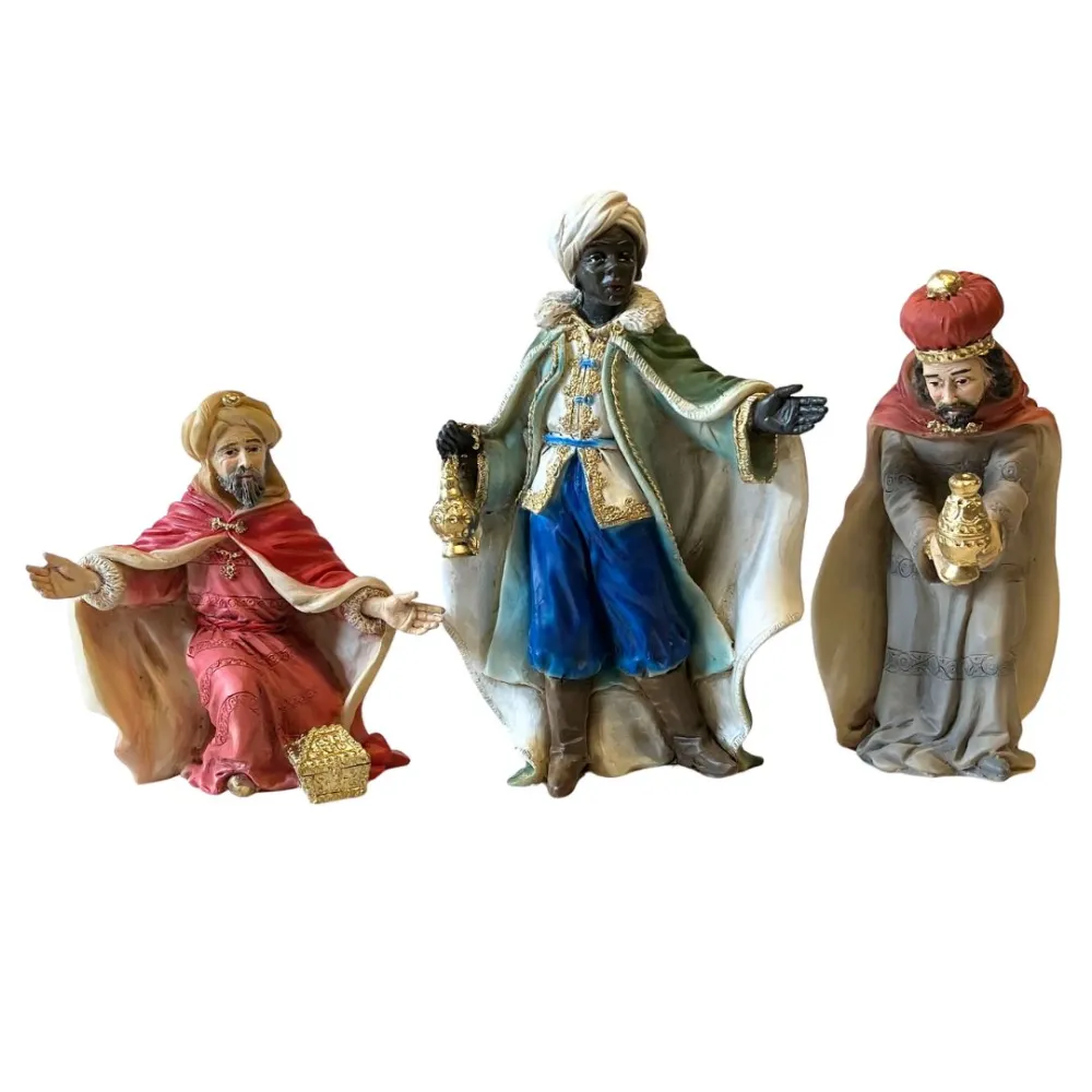 Three Wise Men Set – Resin, 17 cm Series