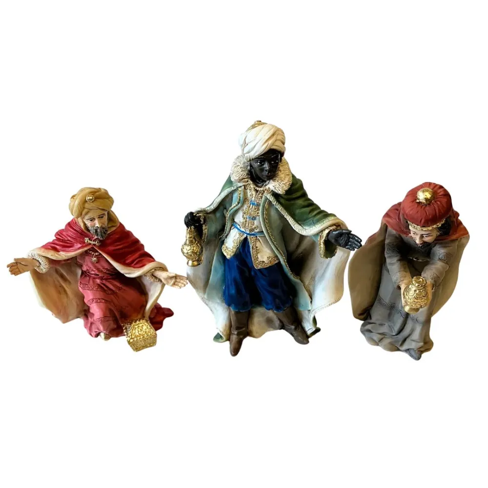 Three Wise Men Set – Resin, 17 cm Series