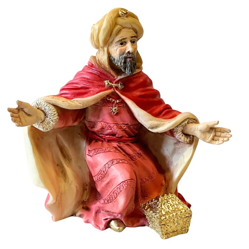 Wise Man with Gold – Resin, 17 cm Series