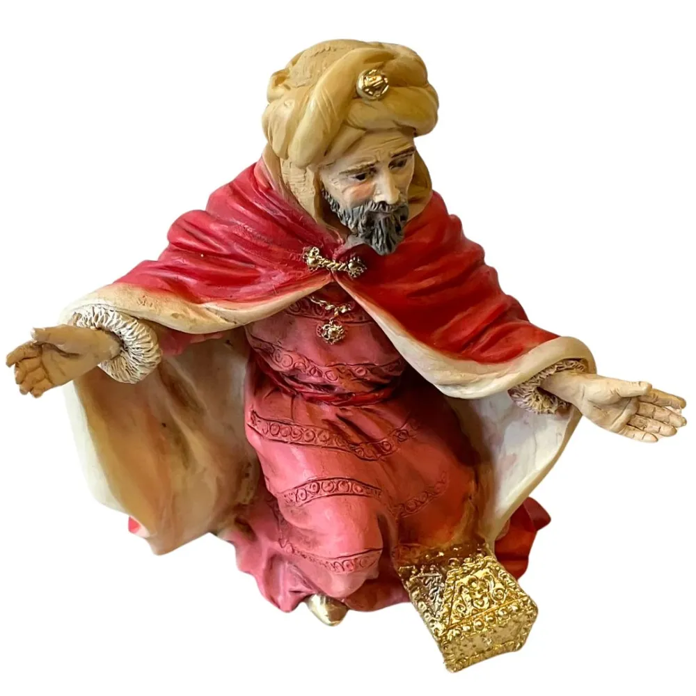 Wise Man with Gold – Resin, 17 cm Series