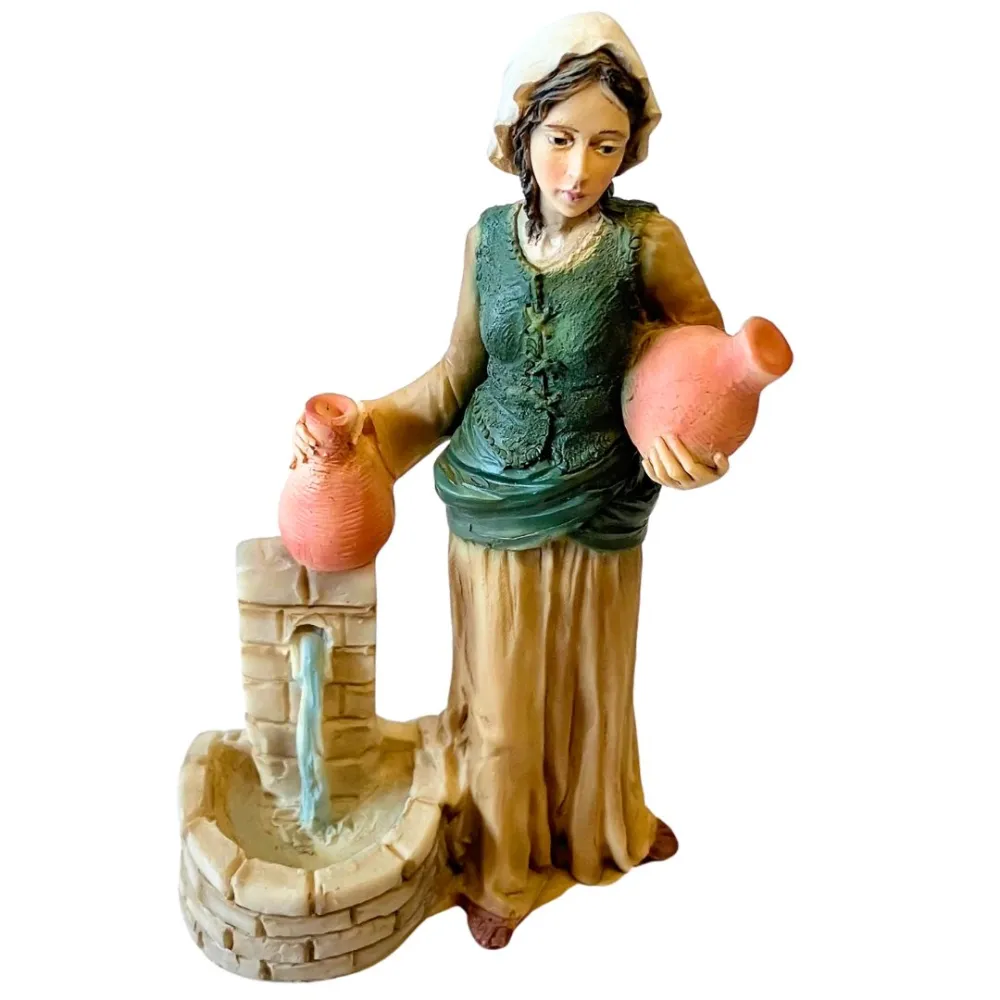 Woman with Amphorae – Resin, 17 cm Series