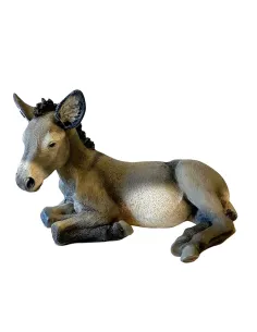 Resin Donkey for 15–20 cm Nativity Figures  Description:
