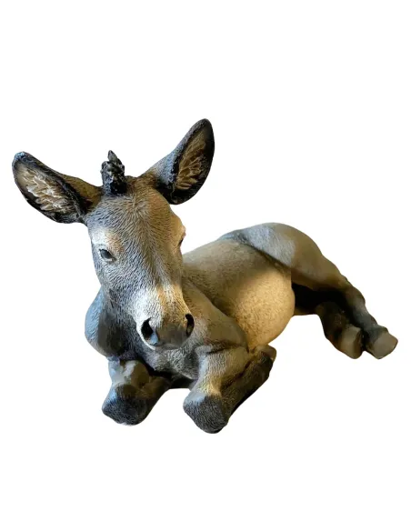 Resin Donkey for 15–20 cm Nativity Figures  Description: