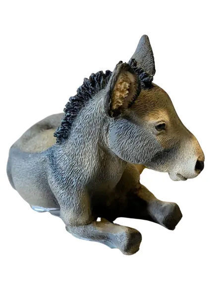 Asino in resina per statue da 15-20 cm