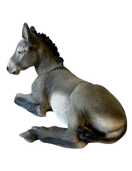Asino in resina per statue da 15-20 cm