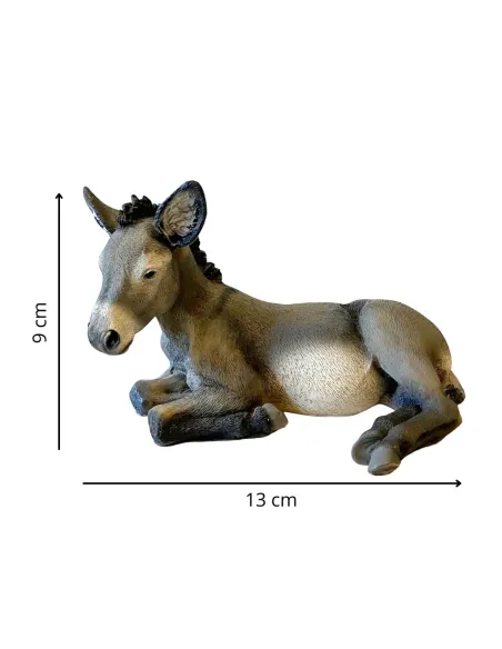 Asino in resina per statue da 15-20 cm