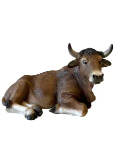 Bue in resina per statue da 15-20 cm