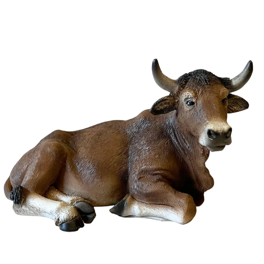 Resin Ox for 15–20 cm Nativity Figures