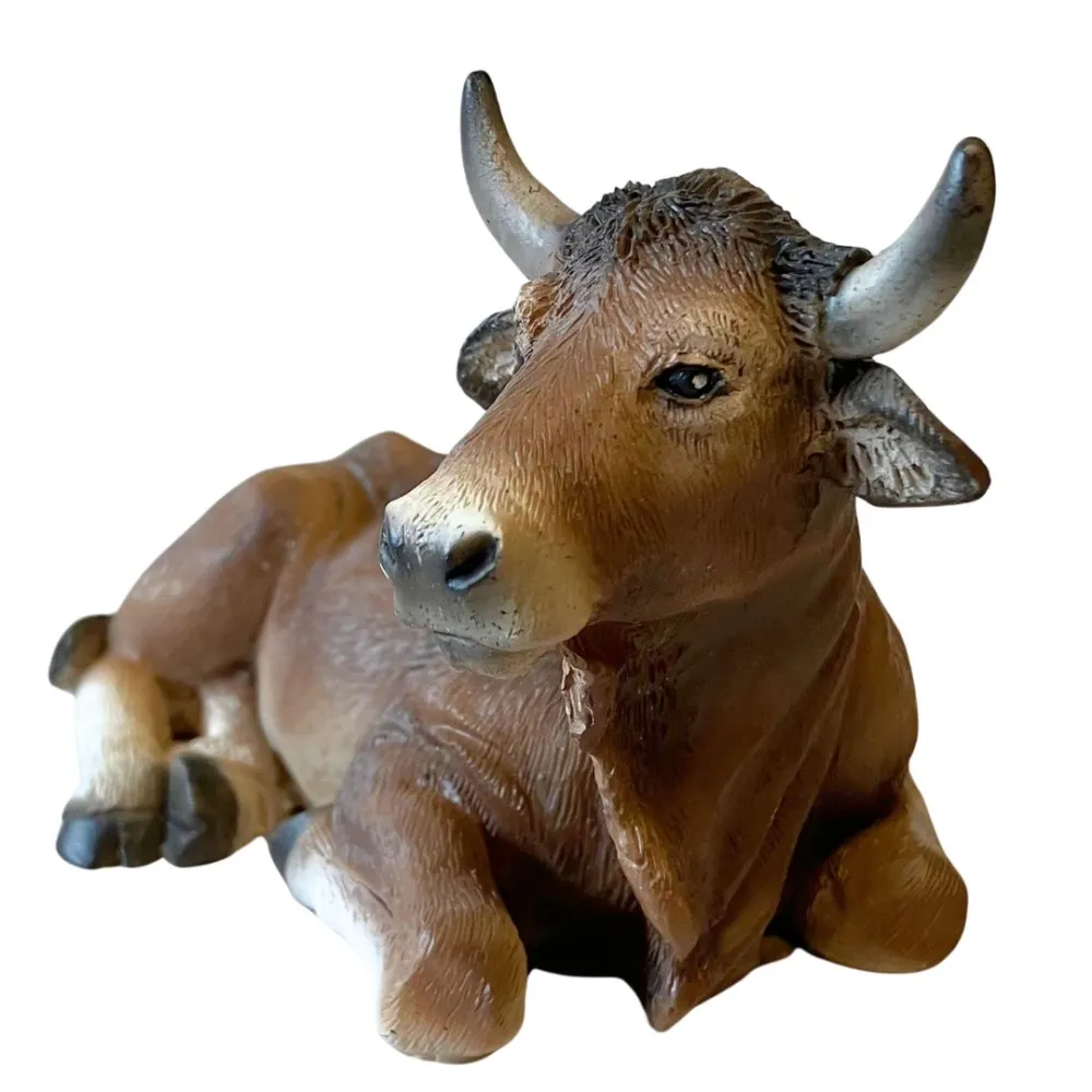 Resin Ox for 15–20 cm Nativity Figures