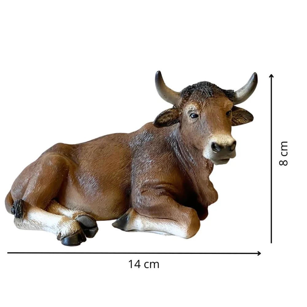 Resin Ox for 15–20 cm Nativity Figures