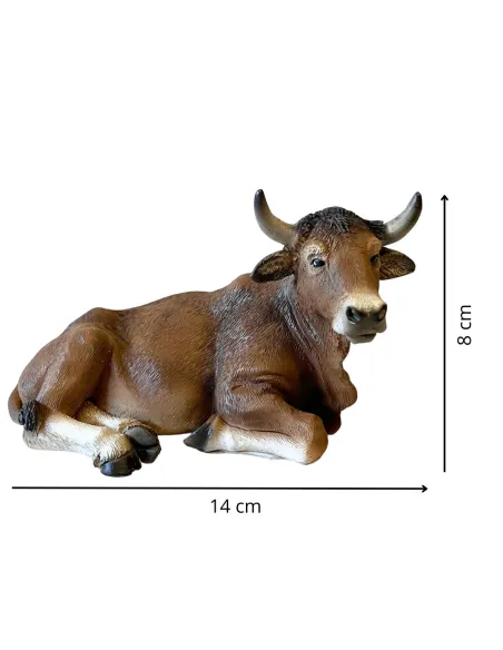 Bue in resina per statue da 15-20 cm