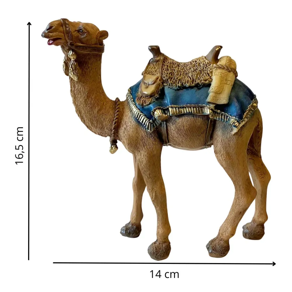 Standing Resin Camel for 15–20 cm Nativity Figures