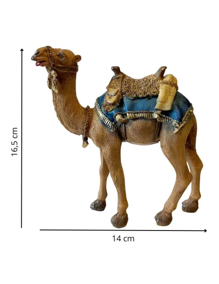 Cammello in piedi in resina per statue da 15-20 cm