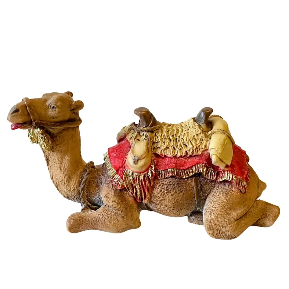 Seated Resin Camel for 15–20 cm Nativity Figures