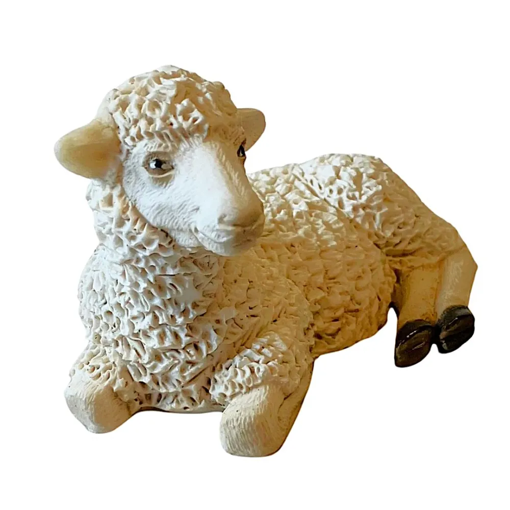 Resin Sheep for 15–20 cm Nativity Figures