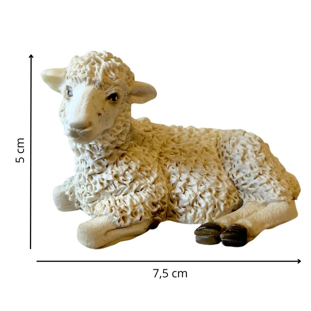 Resin Sheep for 15–20 cm Nativity Figures
