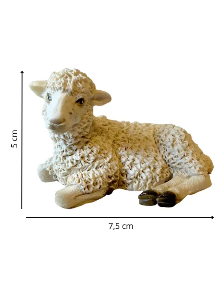 Pecora in resina per statue da 15-20 cm