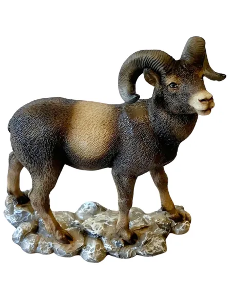 Muflone in resina per statue da 30 cm