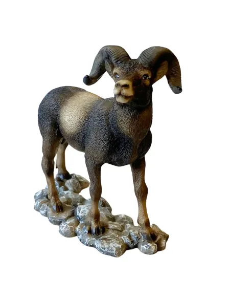 Muflone in resina per statue da 30 cm