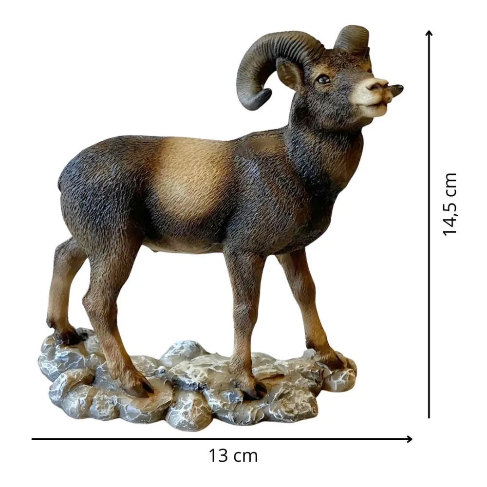 Resin Mouflon for 30 cm Nativity Figures