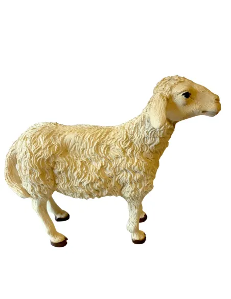 Pecora in resina testa alta per statue da 25-30 cm