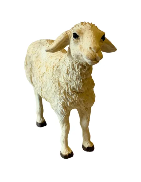 Pecora in resina testa alta per statue da 25-30 cm