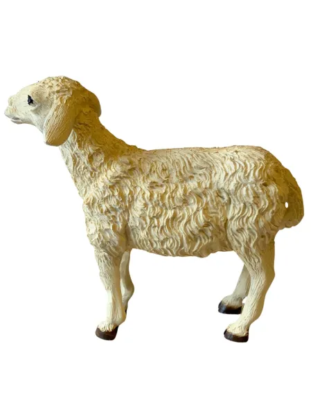 Resin Sheep with Raised Head for 25–30 cm Nativity Figures