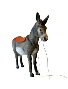Asino in resina per statue da 30 cm