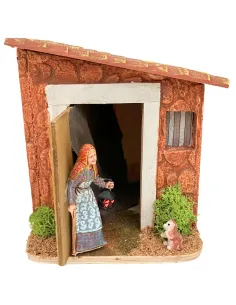 Vecchia Landi che apre e chiude la porta in movimento 10 cm