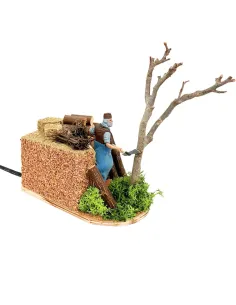 Boscaiolo Landi in movimento 10 cm 2