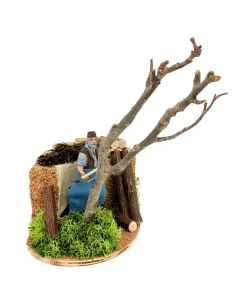 Animated 10 cm PVC Landi Woodcutter