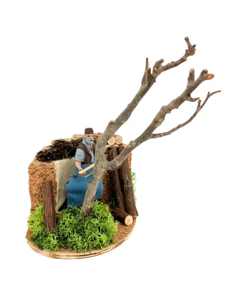 Animated 10 cm PVC Landi Woodcutter