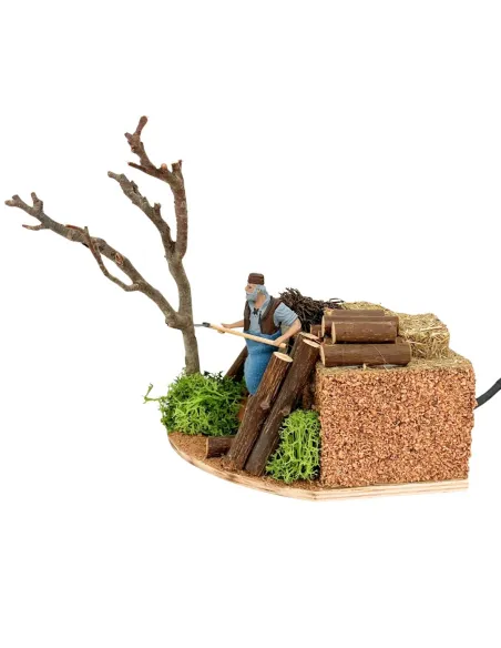 Animated 10 cm PVC Landi Woodcutter