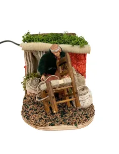 Animated 10 cm PVC Landi Chair Weaver 2