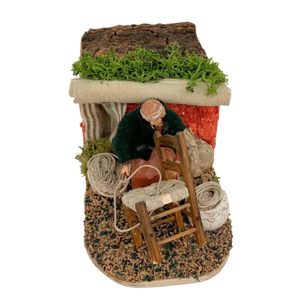 Animated 10 cm PVC Landi Chair Weaver