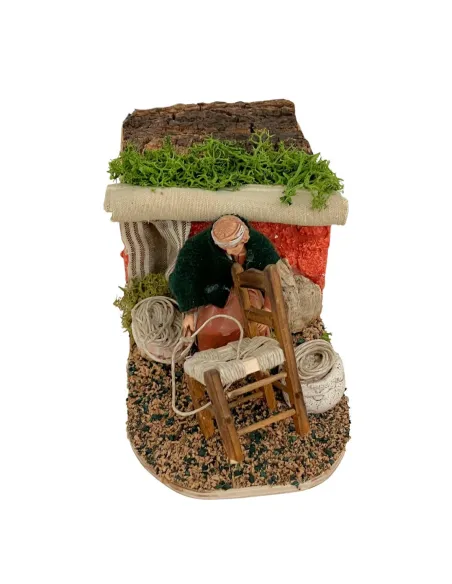 Animated 10 cm PVC Landi Chair Weaver