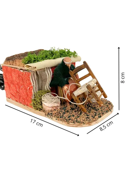 Impagliatore sedie Landi in movimento per 10 cm