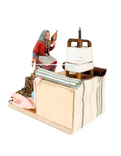 Animated 8 cm PVC Landi Elderly Spinner
